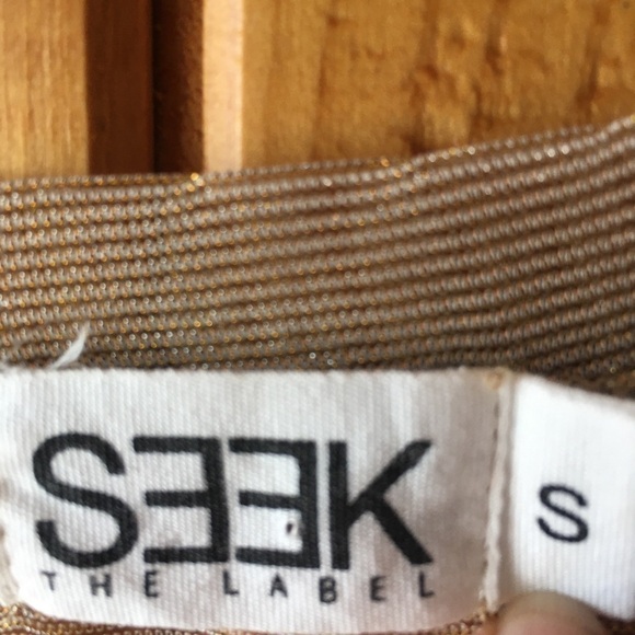 SEEK the label sheer top with metallic gold - Picture 4 of 6